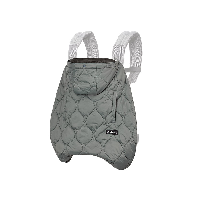 SALE】WILD THINGS(ワイルドシングス)キルティング防寒ケープ/モス