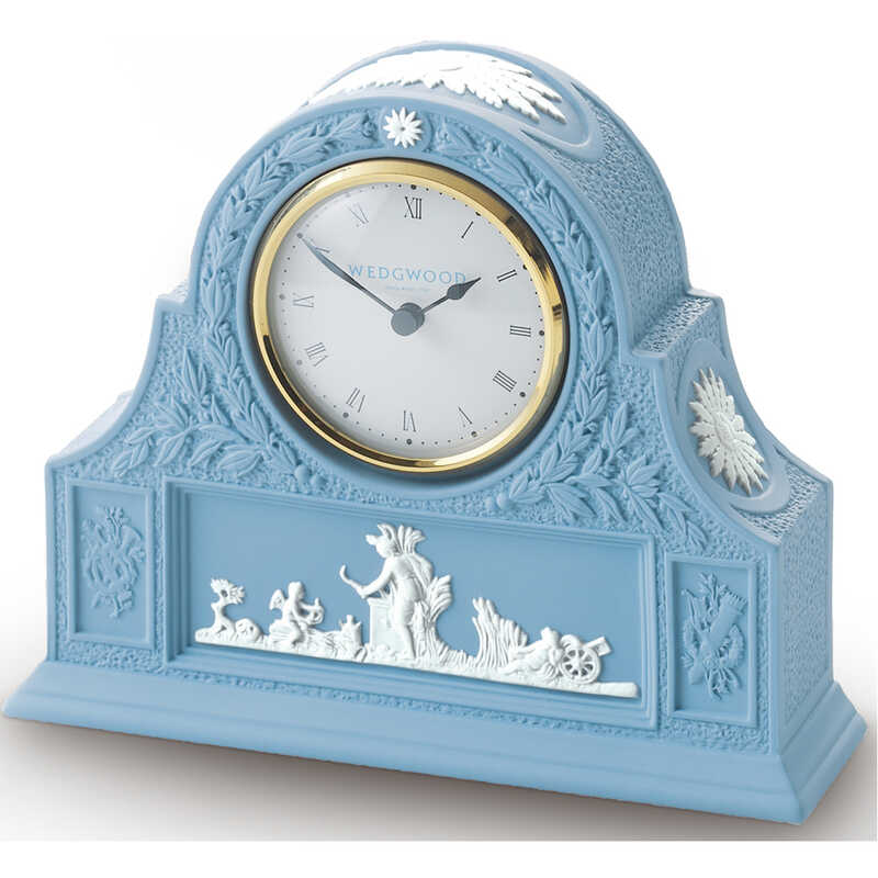 ジャスパー ペールブルー マントルクロック｜大丸松坂屋オンライン