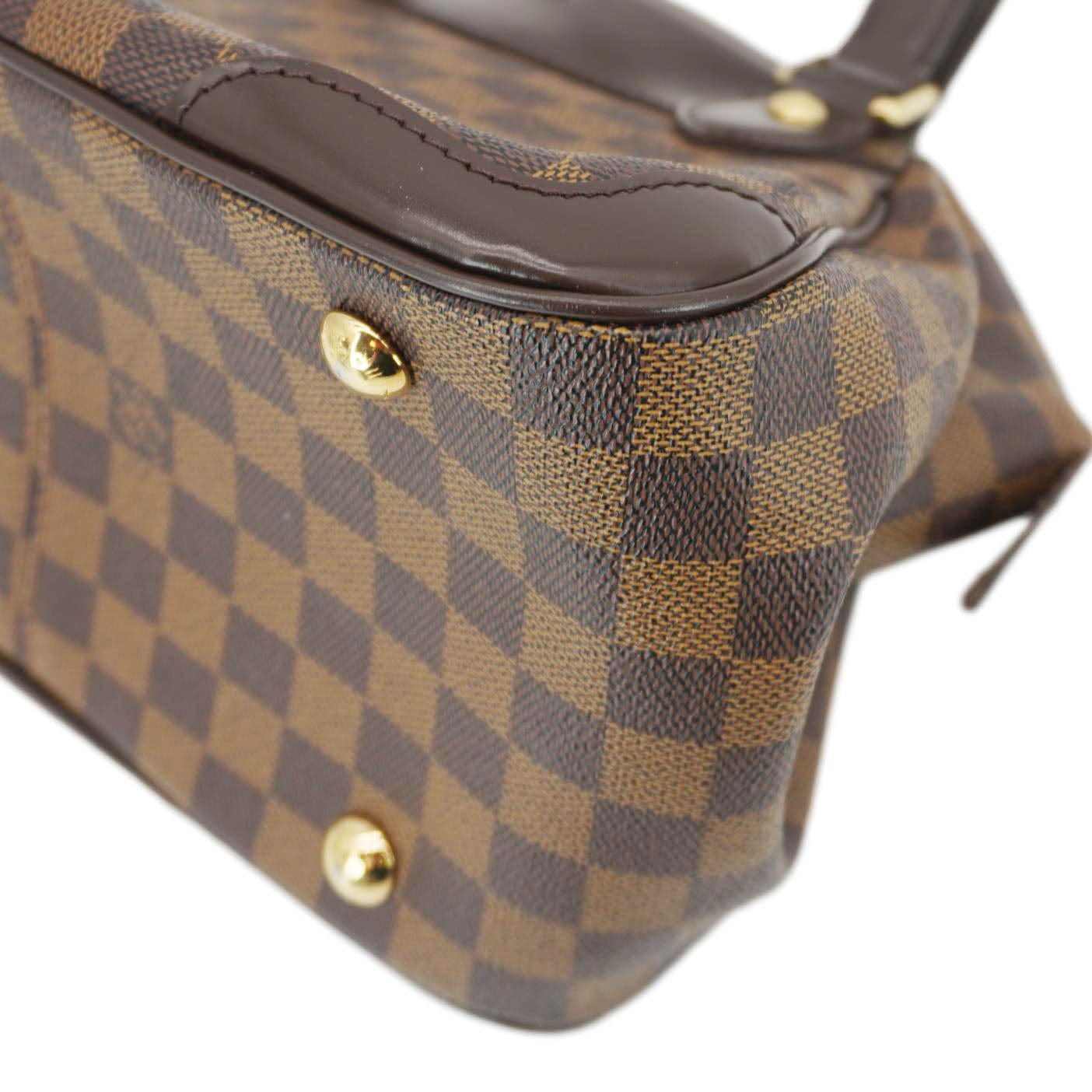 LOUIS VUITTON Verona PM Damier Ebene Brown Satchel Bag