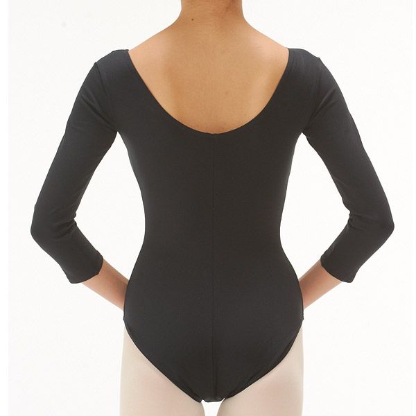 ロイヤルスムース スコープネック7分袖レオタード【chacott