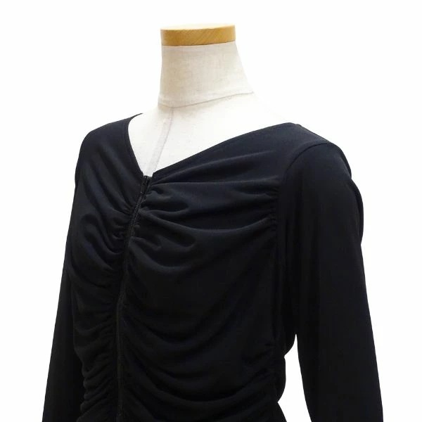 グレースオリジナル Vネック 前あき ジップアップ トップス G250901 S