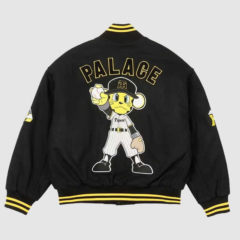 2025 Palace Osaka Hanshin Tigers Varsity Jacket - Black