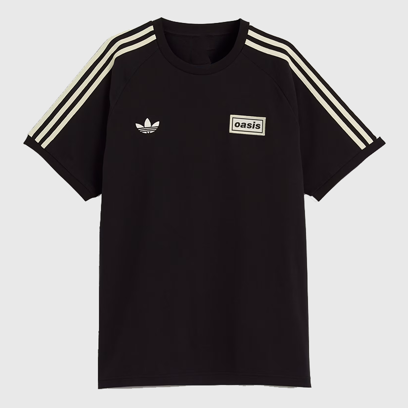 adidas Oasis ブラック Tシャツ 2025年ライブ Lサイズ Adidas x Oasis