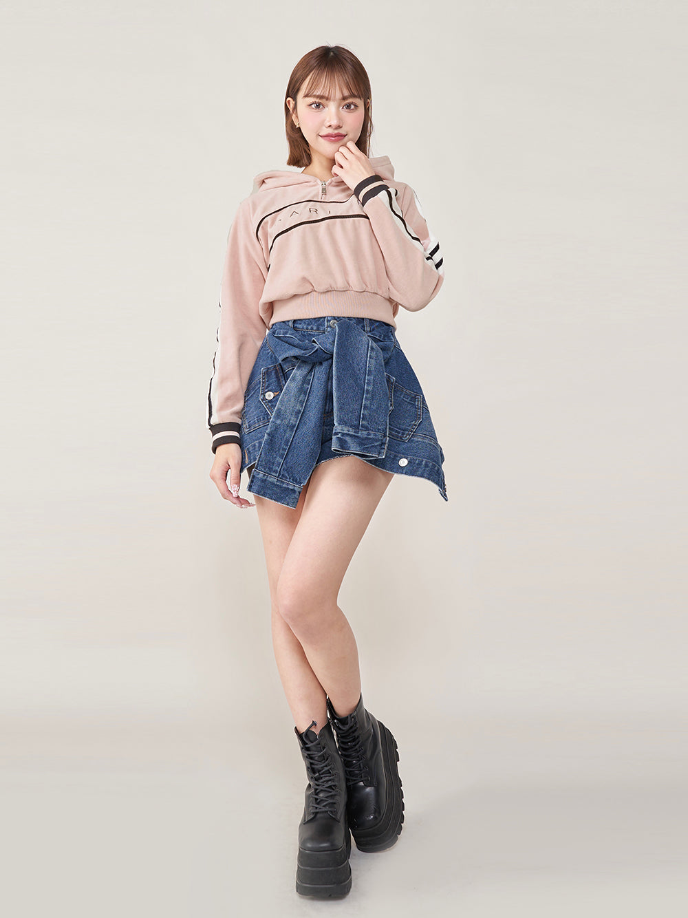 ドッキングデザインデニムショートパンツ – Darich (ダーリッチ)