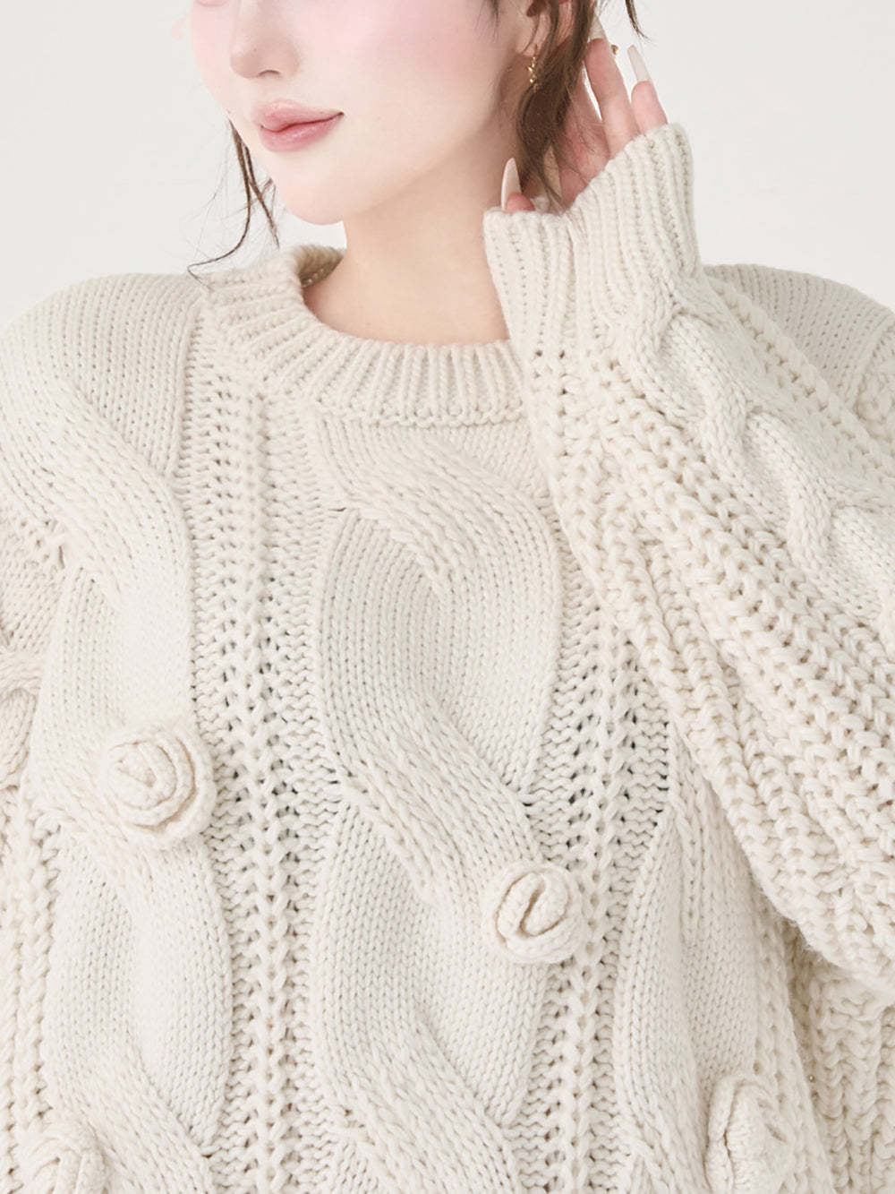 ローズモチーフニットチュニック – Darich (ダーリッチ)