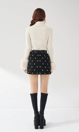 ドットツイードベルトミニスカート – Darich (ダーリッチ)