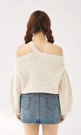 ケーブルロゴアシメニットトップス – Darich (ダーリッチ)