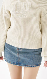 ケーブルロゴアシメニットトップス – Darich (ダーリッチ)