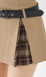 チェックドッキングミニスカート – Darich (ダーリッチ)