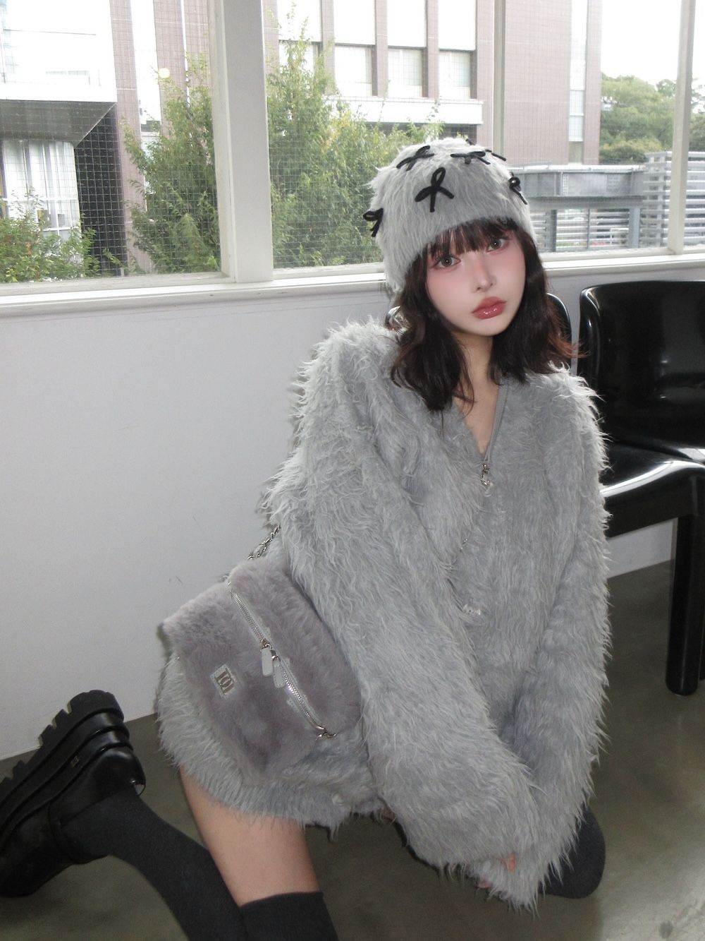 ケーブルDDロゴVネックニットフーディ – Darich (ダーリッチ)