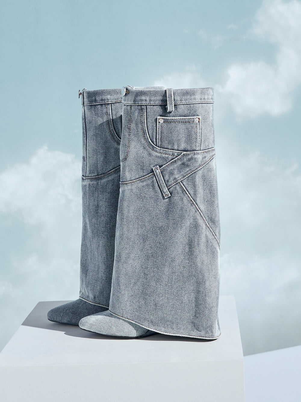 デニムカバーロングブーツ – Darich (ダーリッチ)