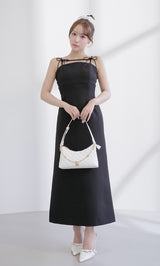 ボリュームスリーブチュールロングドレス – Darich (ダーリッチ)