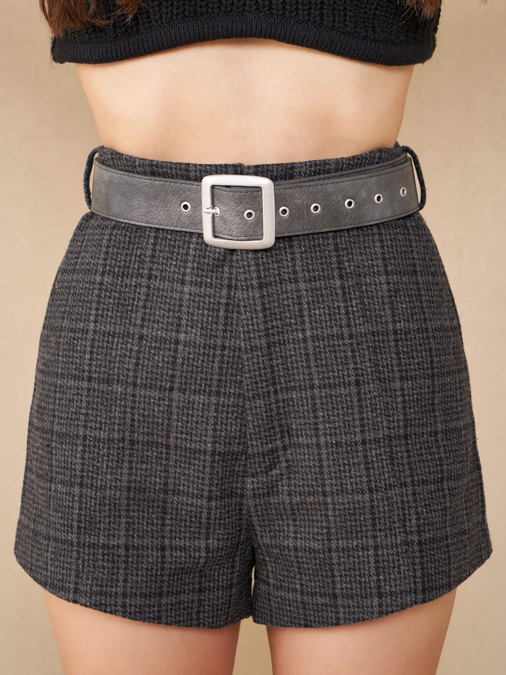 ハイウエストチェックショートパンツ – Darich (ダーリッチ)
