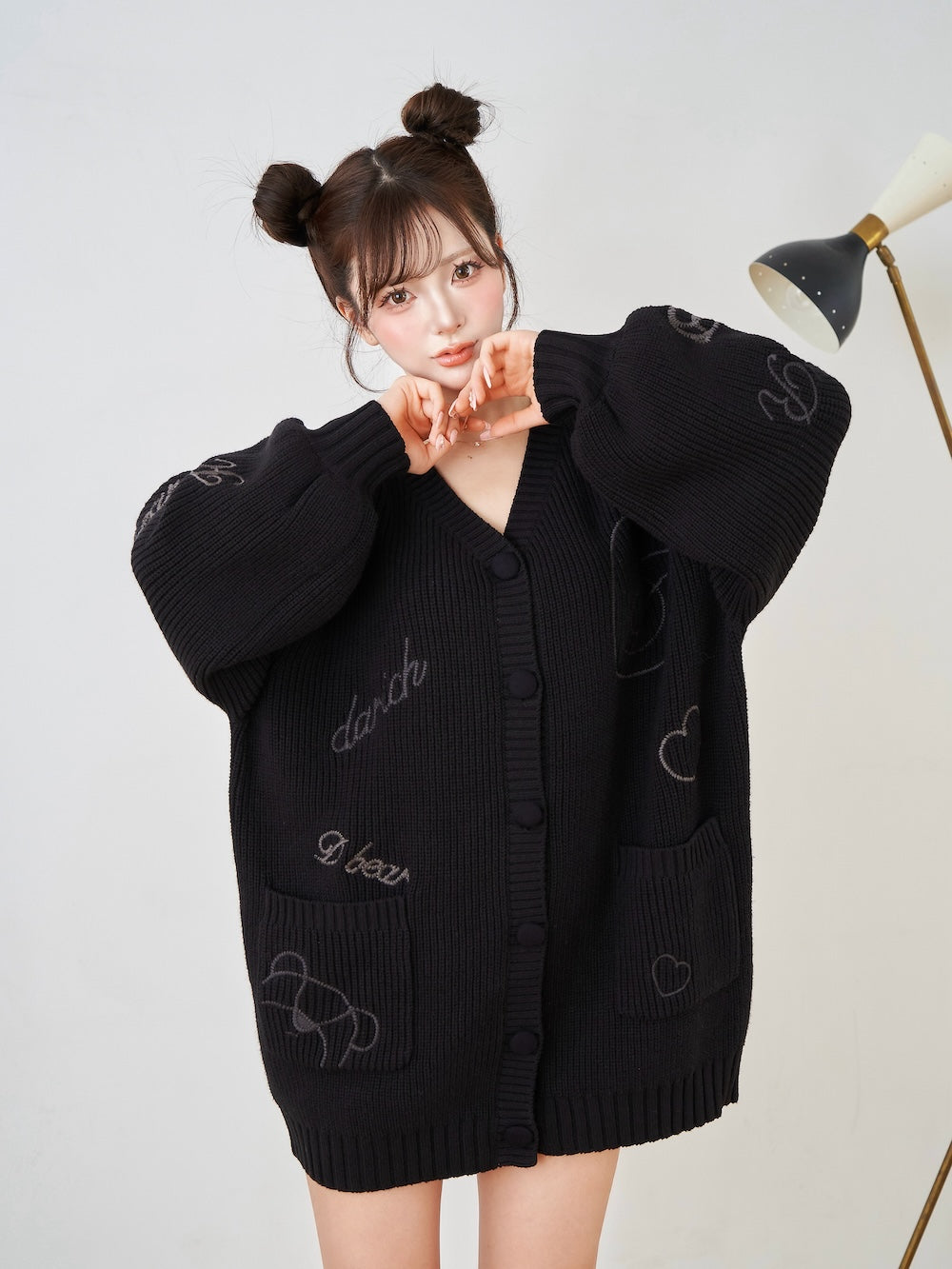 Dベアエンブロイダリーニットカーディガン – Darich (ダーリッチ)