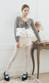 ボリュームフレアニットチュニック – Darich (ダーリッチ)