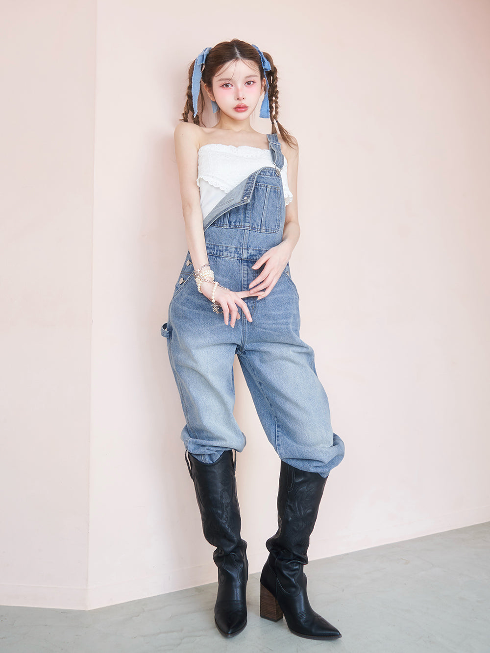 コットンレースドッキングベアトップス – Darich (ダーリッチ)