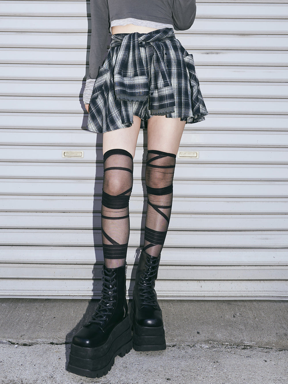 レイヤードチェックショートパンツ – Darich (ダーリッチ)