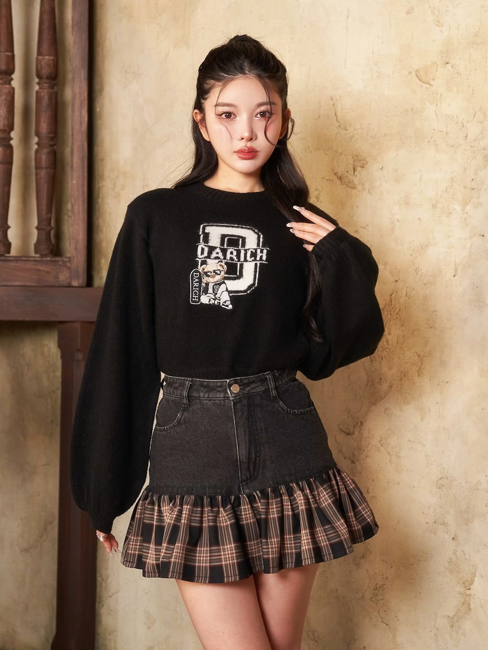 Dベアジャガードニットトップス – Darich (ダーリッチ)