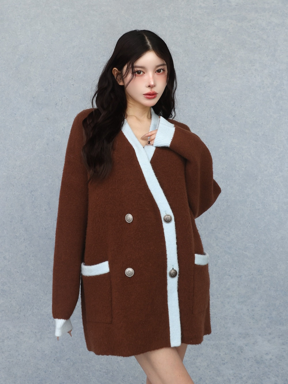 パイピングオーバーニットカーディガン – Darich (ダーリッチ)