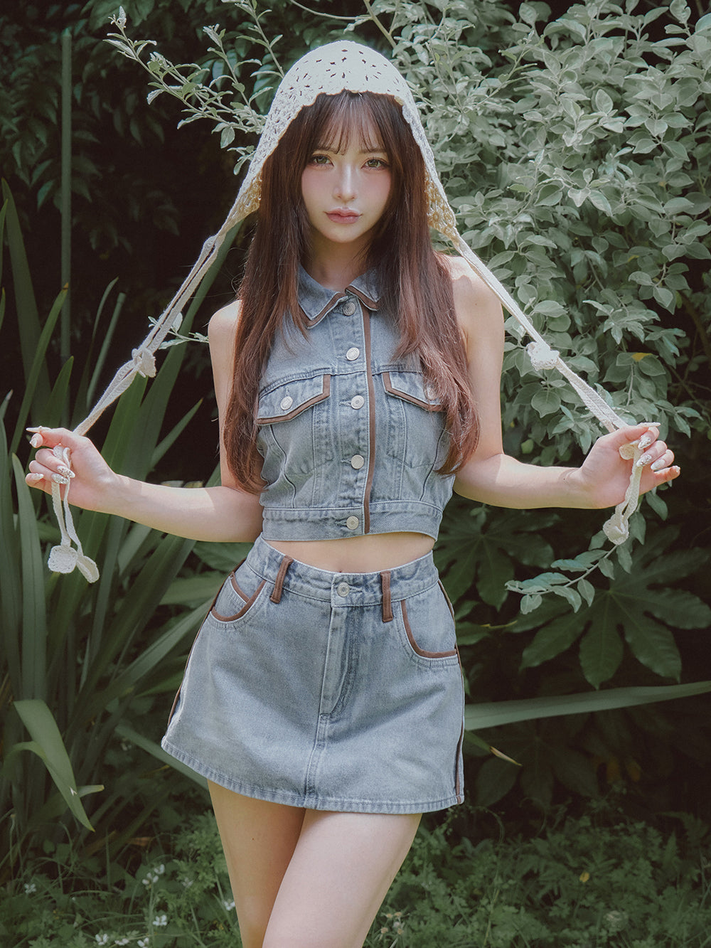 スウェードパイピングデニムトップス – Darich (ダーリッチ)