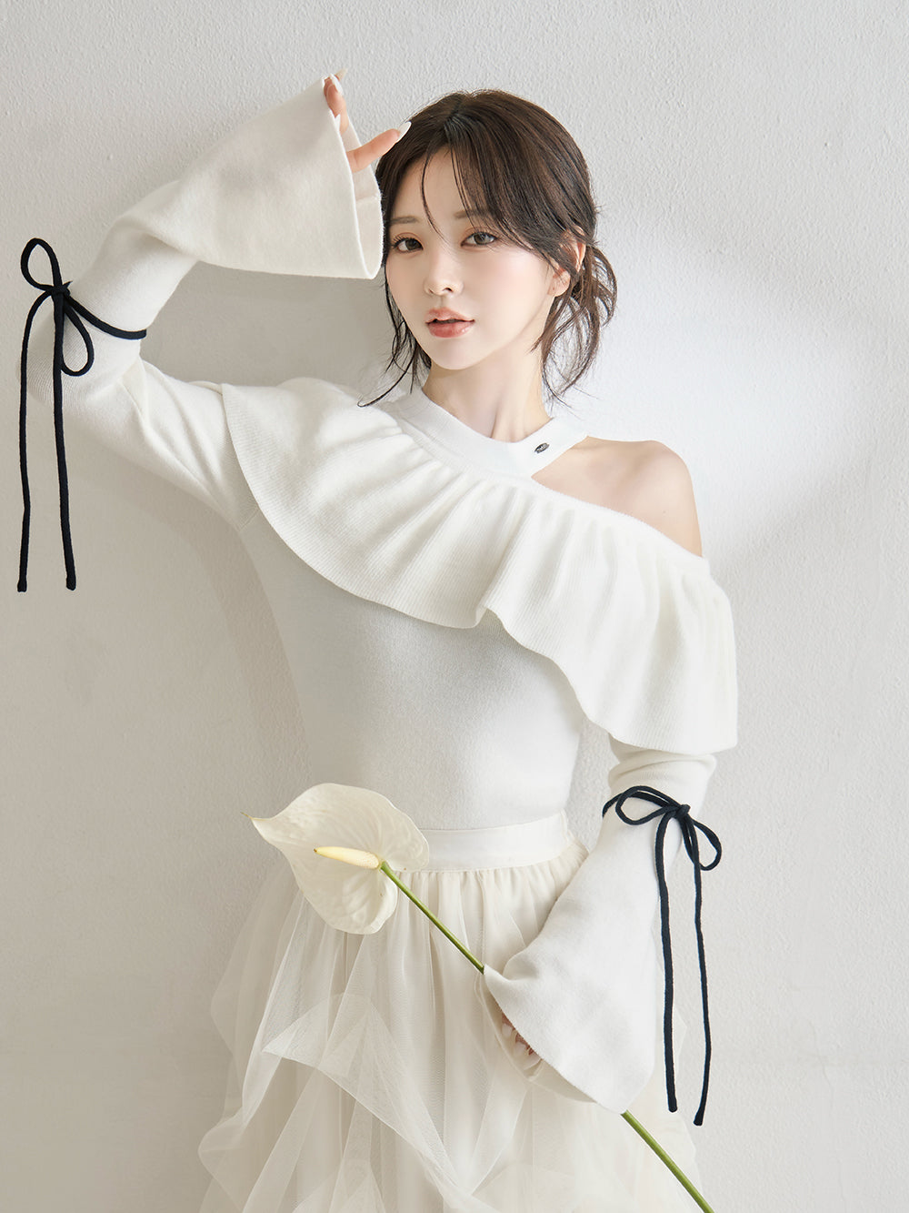 ベルスリーブフリルニットトップス – Darich (ダーリッチ)