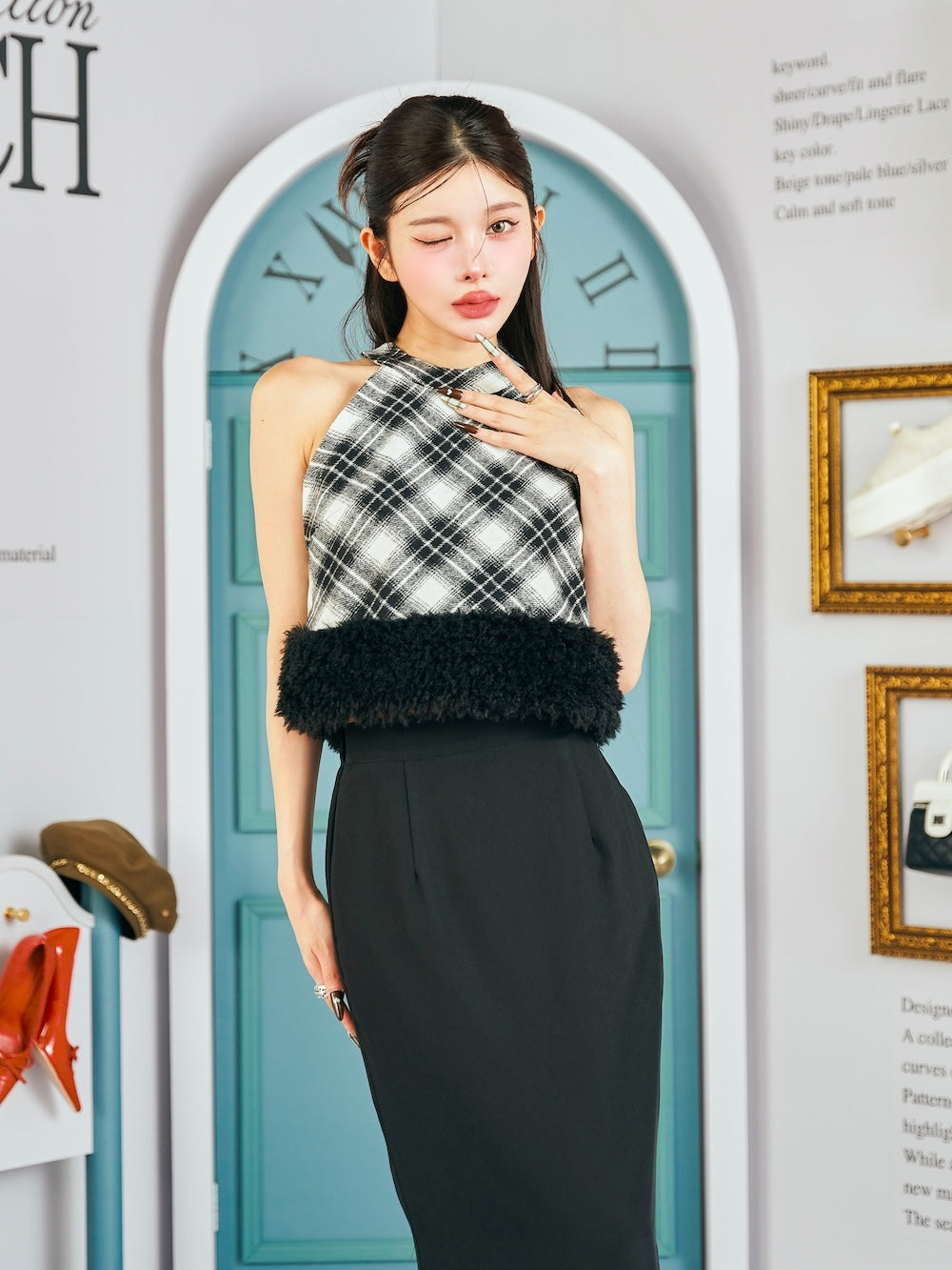 ファーチェックドッキングトップス – Darich (ダーリッチ)