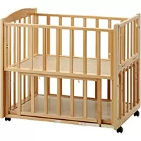 添い寝ミニベッド L型プチベリー サワベビー ベビーベッドのレンタル