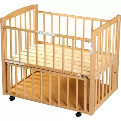 添い寝ミニベッド L型プチベリー サワベビー ベビーベッドのレンタル