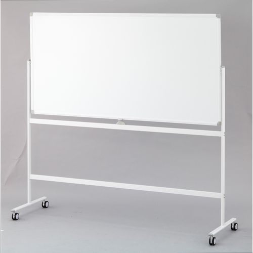 スタンド式片面ホワイトボード KJWS-1290 アイリスチトセ 事務机