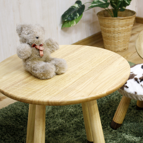 アニマルチェアー用テーブル at-tb 後藤家具物産 木製テーブル 500×500