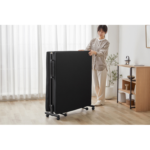 折りたたみベッド ブラック OTB-TRR アイリスオーヤマ 折りたたみ