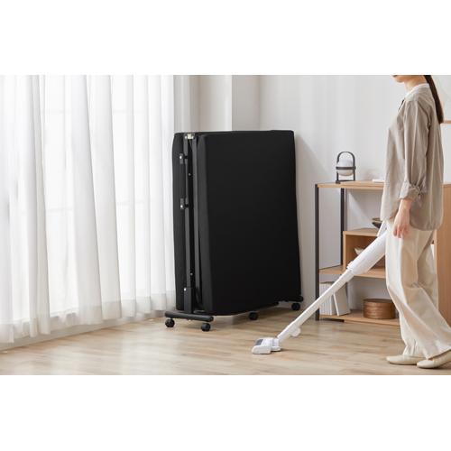 折りたたみベッド ブラック OTB-TRR アイリスオーヤマ 折りたたみ