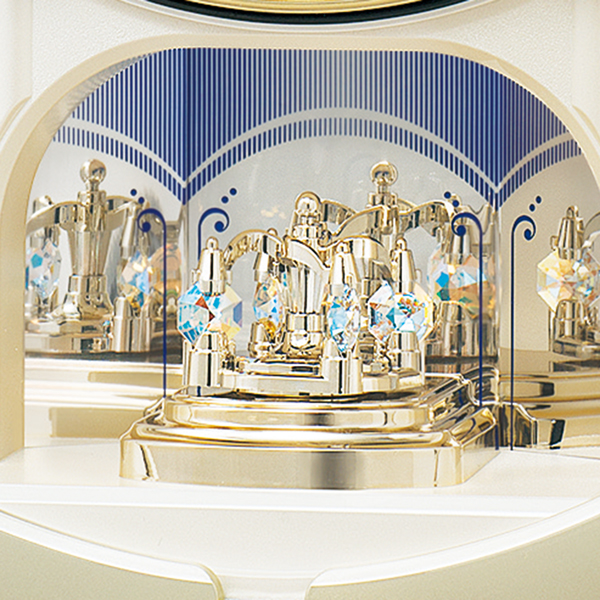 からくり時計 電波掛時計 ウエーブシンフォニー RE579S セイコー