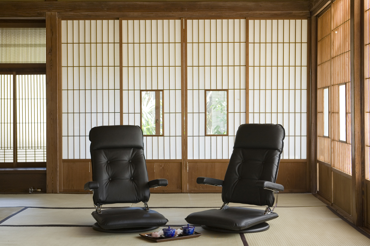 光製作所 和モダン 座椅子 hikari 4脚 和室 旅館 こたつ 光座椅
