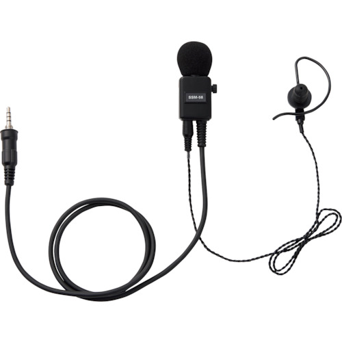 5点セットSSM-513ヘビーデューティータイピンマイク＆イヤホン(カナル