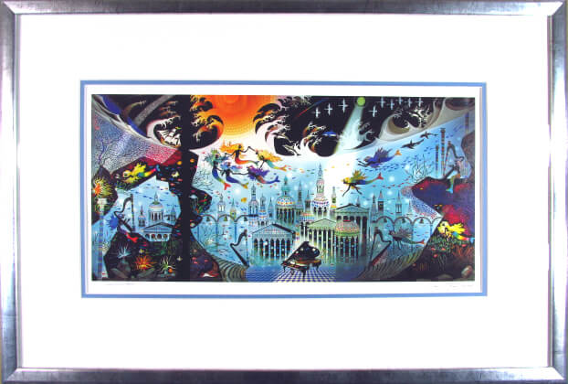 藤城清治 光る海