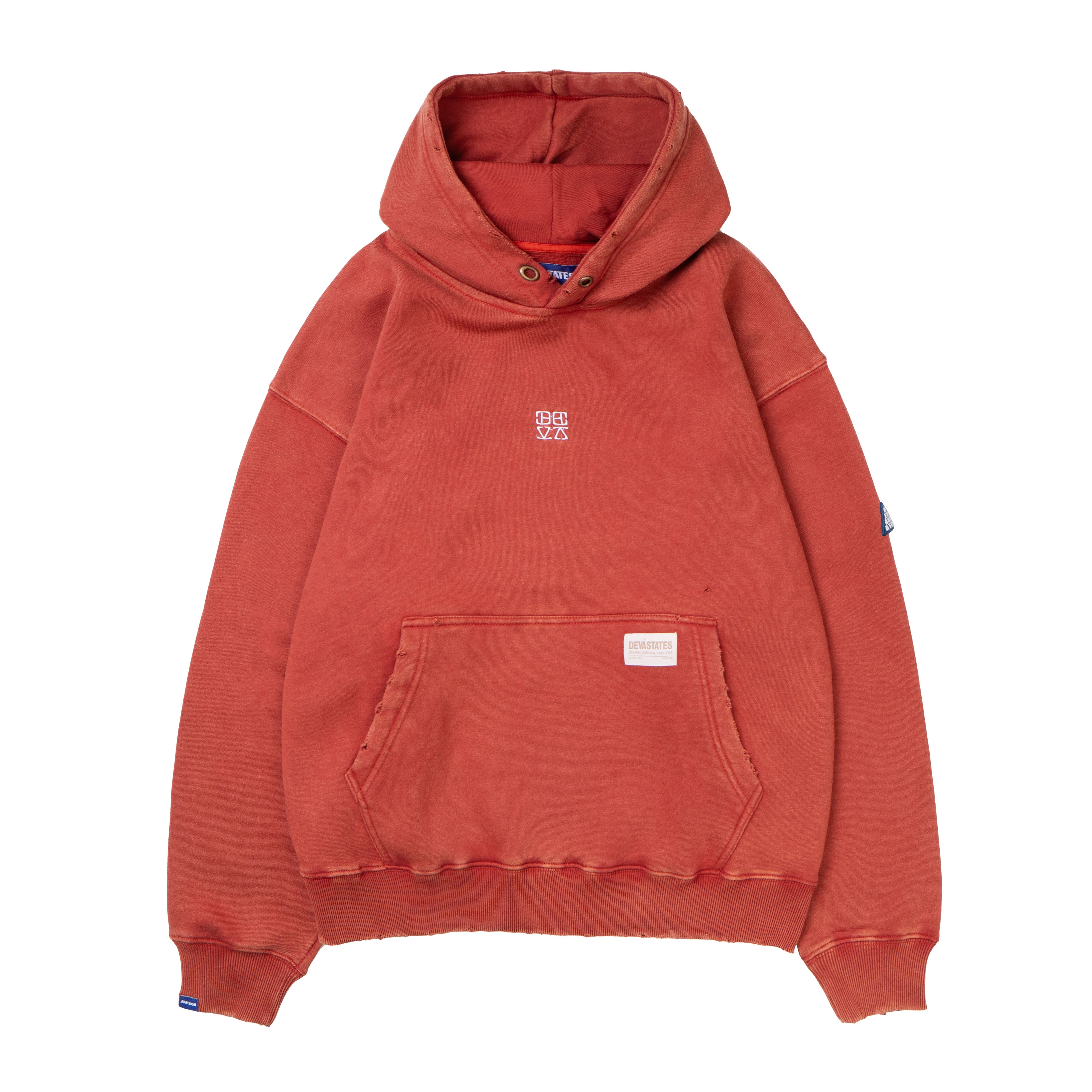 SOLAR Sunfaded Hoodie [Red] – DEVÁ STATES