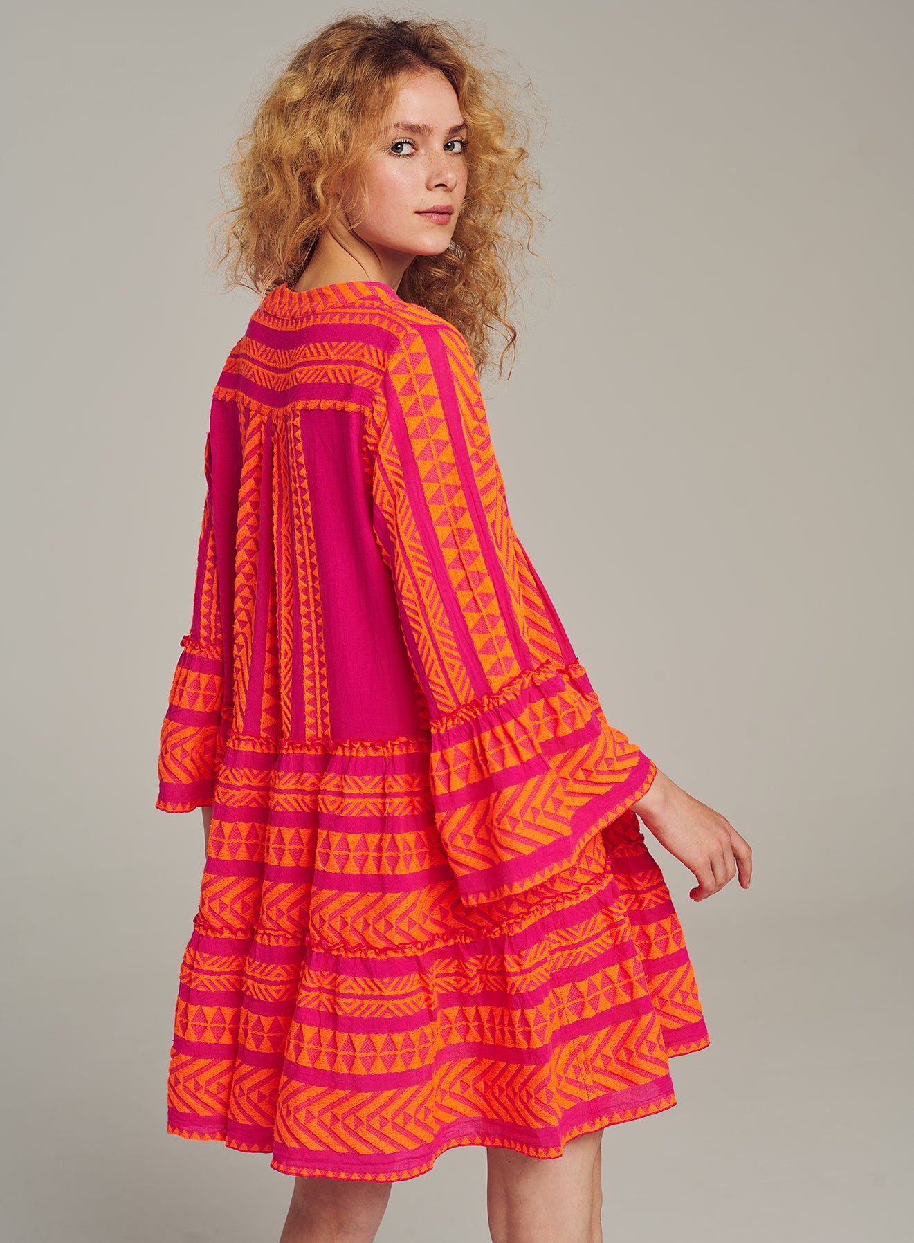 ELLA SHORT - N.ORANGE/FUSHIA – Devotion TWINS