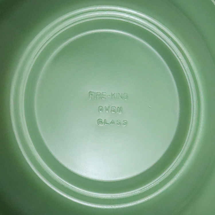 ファイヤーキング☆リム・スーププレート 初期ブロックレター刻印