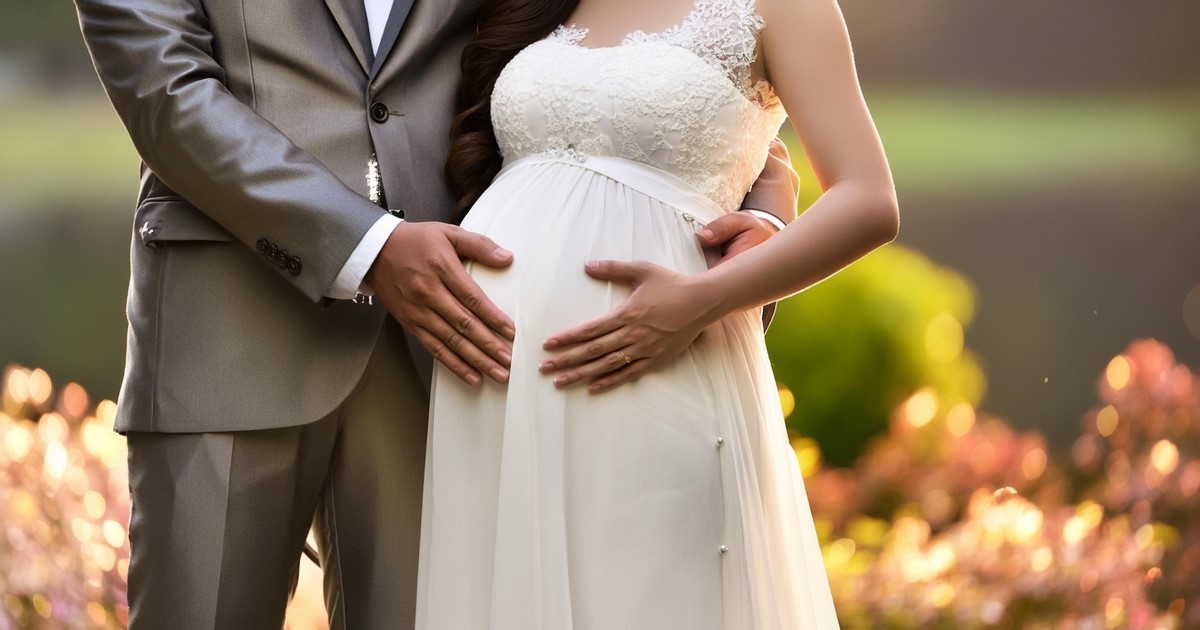 マタニティ】ウエディングドレスの選び方と注意点を妊娠期ごとに紹介