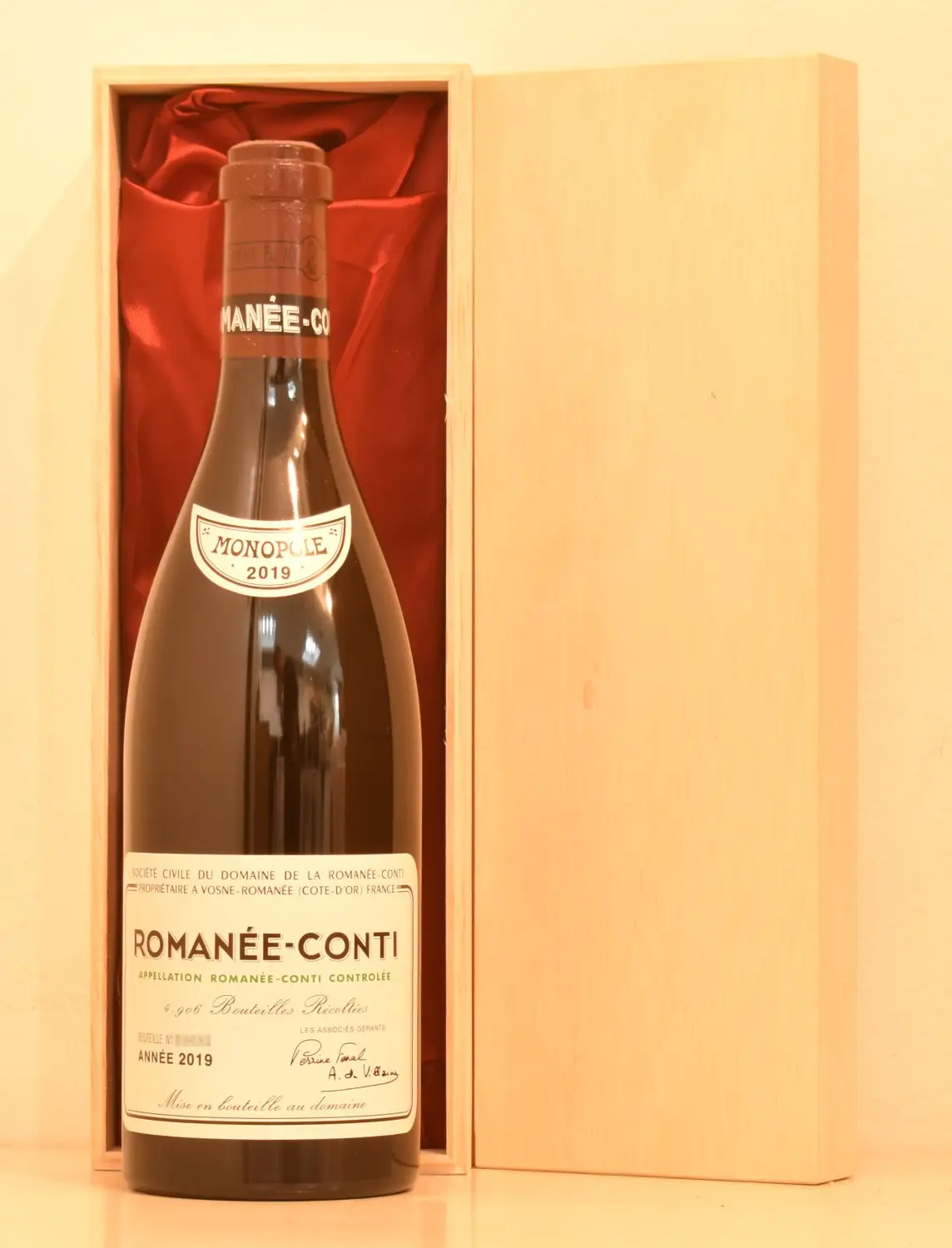 2019年 DRC ロマネ・コンティ（ファインズ正規輸入） 赤ワイン