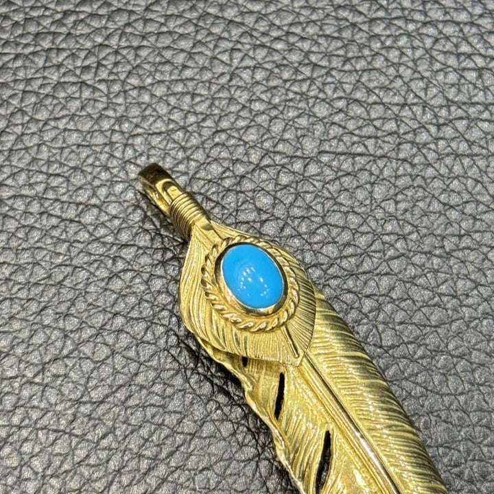 ゴローズ goro's [完品][超希少][現行]上金金縄TQ全金特大フェザー(右