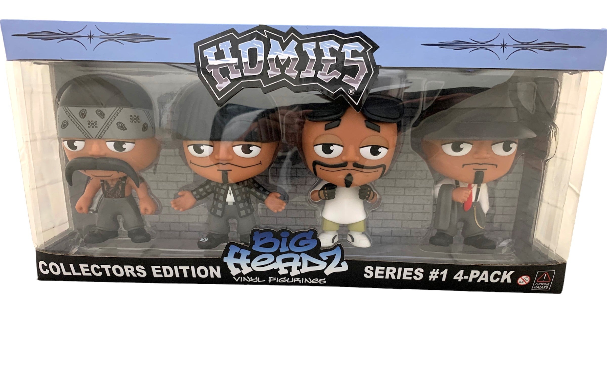 HOMIES™ - BIG HEADZ 4-Pack Figure Set SERIES #1 – DGA Tees