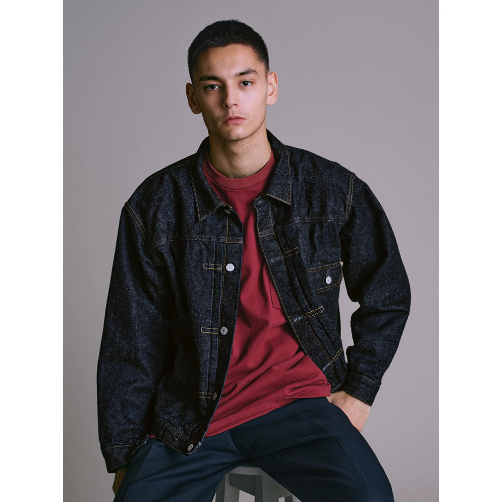 New Manual) #018 LV T-BACK JACKET WITH COTTON LINER ONE-WASHED (JK