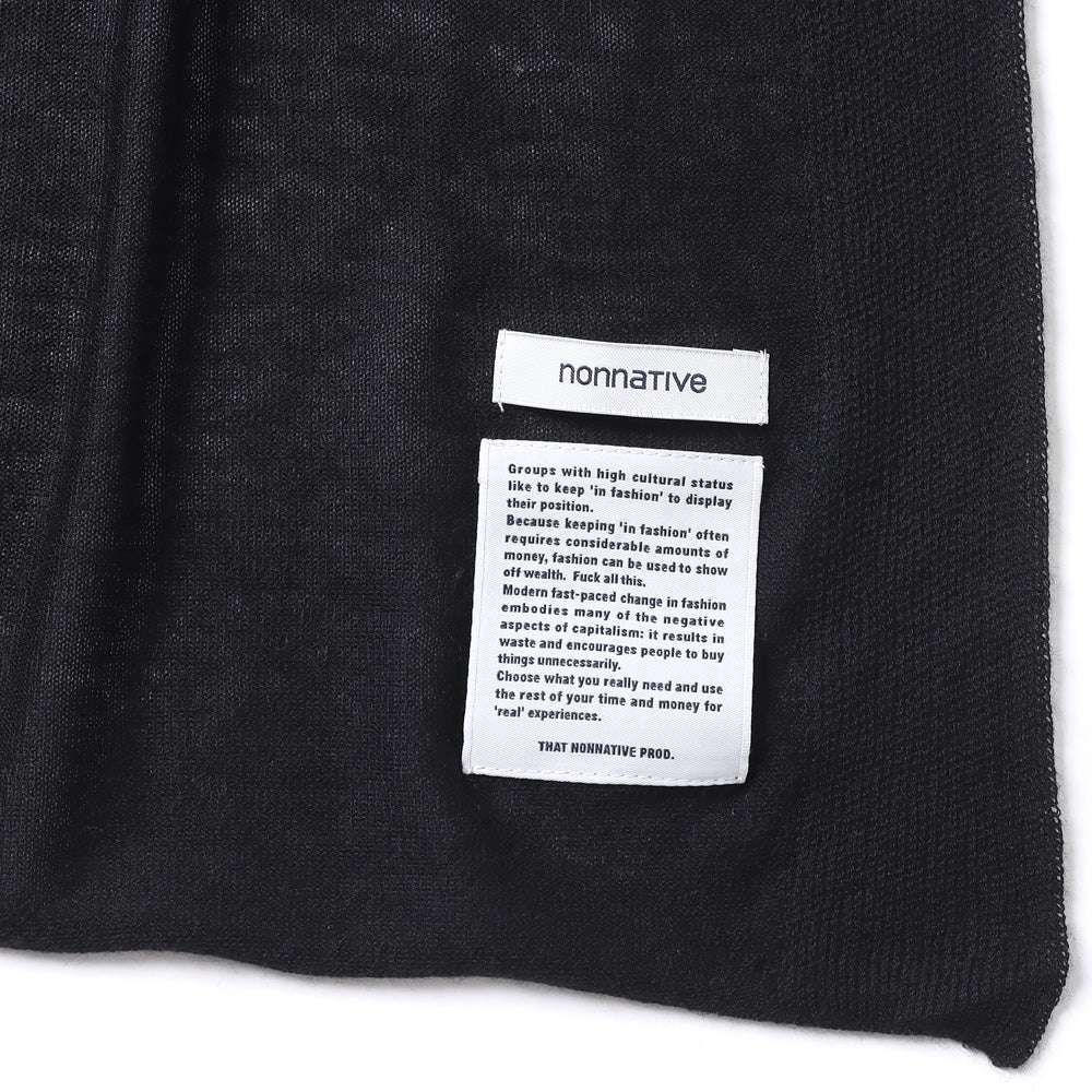 nonnative (ノンネイティブ) DWELLER BIG STOLE CASHMERE YARN NN
