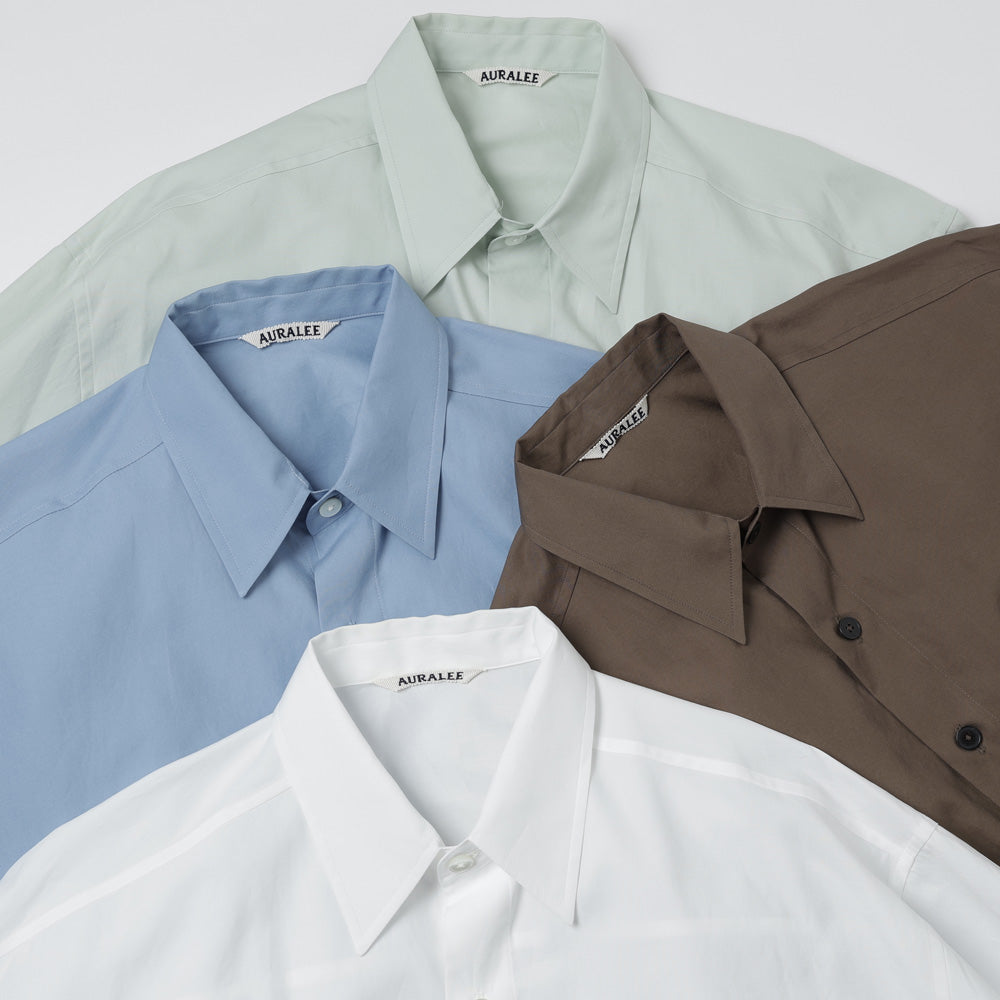 AURALEE WASHED FINX TWILL BIG SHIRT | AURALEE / Shirt (MEN