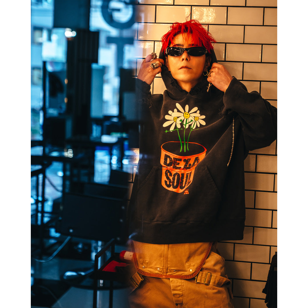 Saint Mxxxxxx (セントマイケル) DLS_HOODIE DE LA SOUL SM-HR1-0000