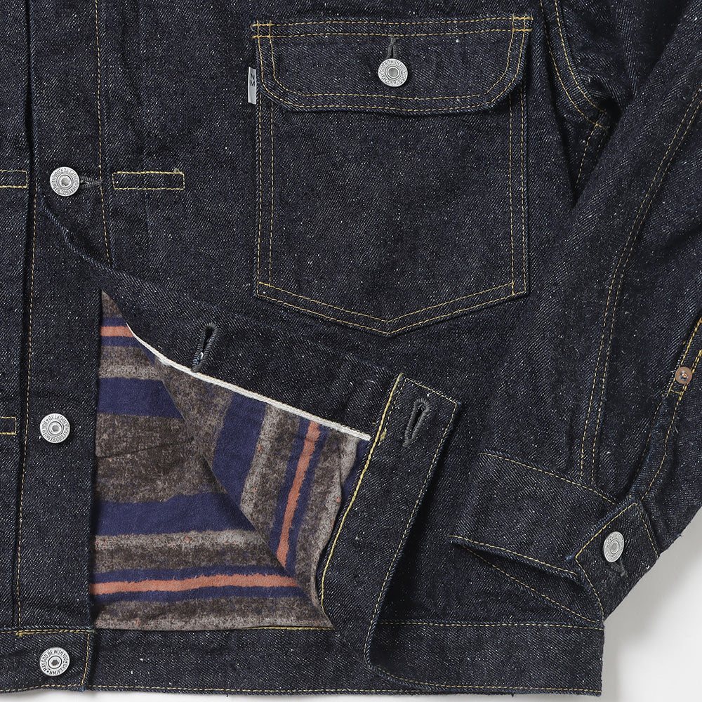 New Manual) #018 LV T-BACK JACKET WITH COTTON LINER ONE-WASHED (JK