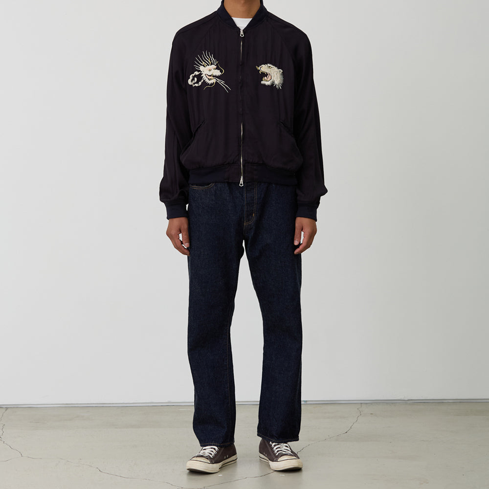 REMI RELIEF (レミレリーフ) - レーヨンツイル スカジャン(刺繍