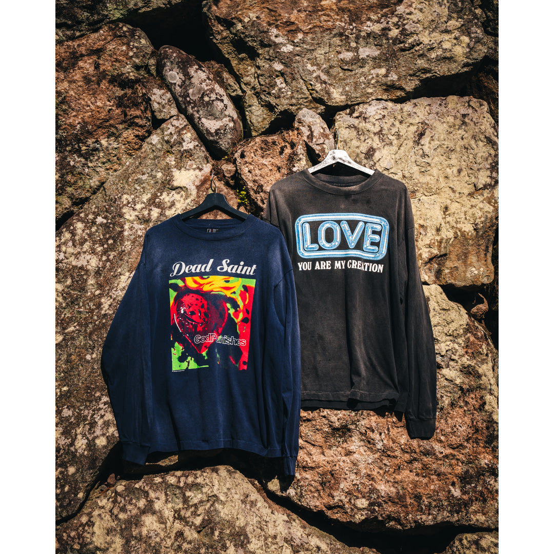 Saint Mxxxxxx (セントマイケル) LS TEE LOVE SM-YS1-0000-014 (SM-YS1